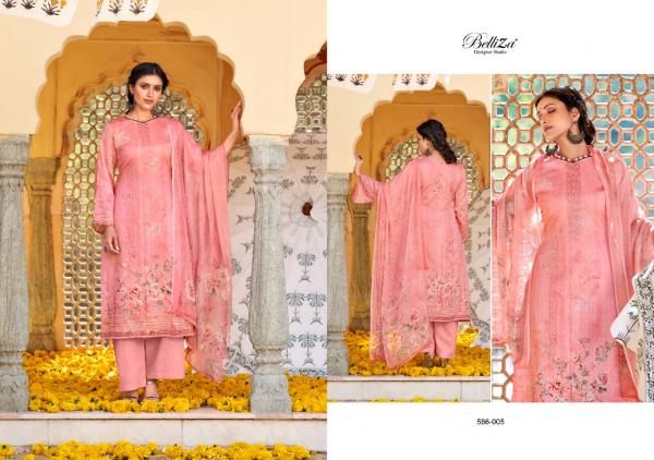 Belliza Harnaaz Designer Cotton Digital Printed Dress Materials